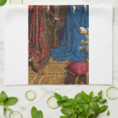 Ankündigung von Jan van Eyck Geschirrtuch (Gefaltet)