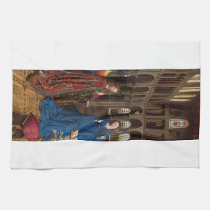 Ankündigung von Jan van Eyck Geschirrtuch