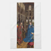 Ankündigung von Jan van Eyck Geschirrtuch (Vertikal)