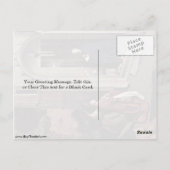 Ankündigung von Jan Van Eyck Postkarte (Rückseite)