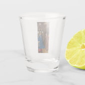 Ankündigung von Jan van Eyck Schnapsglas (Rückseite)