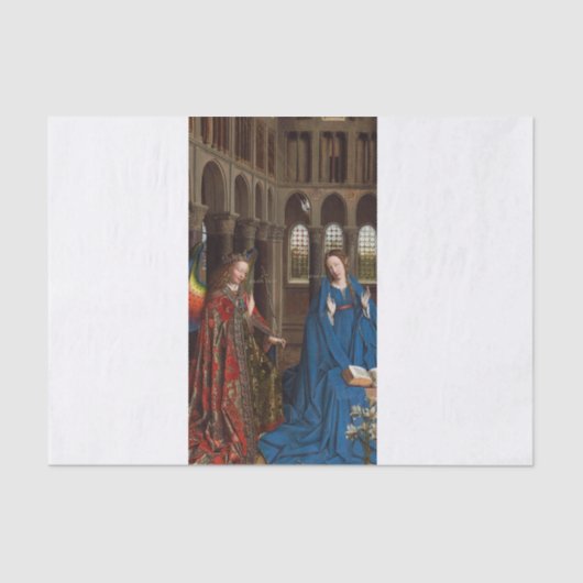 Ankündigung von Jan van Eyck Seidenpapier (Vorderseite)