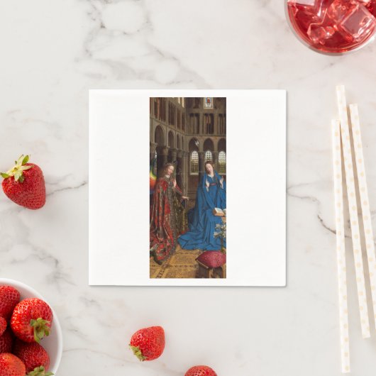 Ankündigung von Jan van Eyck Serviette (Beispiel)