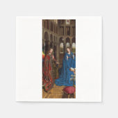 Ankündigung von Jan van Eyck Serviette (Vorderseite)