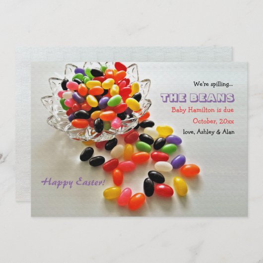 Ankündigung von Jelly Beans Pregnancy (Vorne/Hinten)