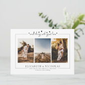 Ankündigung von Kleinsthochzeiten (Stehend Vorderseite)