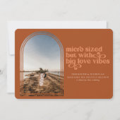 Ankündigung von Kleinsthochzeiten (Vorderseite)