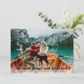 Ankündigung von Kleinsthochzeiten (Stehend Vorderseite)