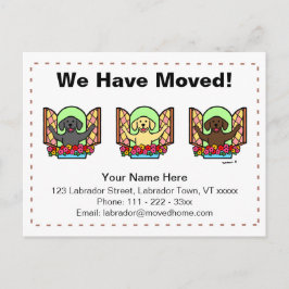 Ankündigung von Labrador Hunde Cartoon Moving