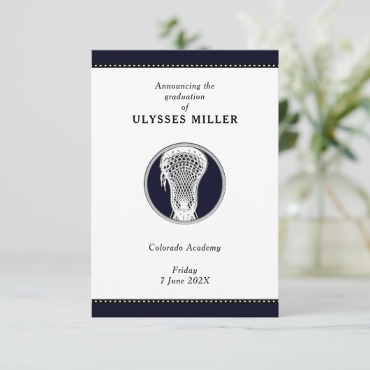 Ankündigung von Lacrosse (Stehend Vorderseite)