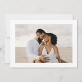 Ankündigung von Large Blooms Foto Save the Date Ka (Rückseite)