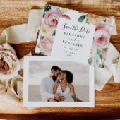 Ankündigung von Large Blooms Foto Save the Date Ka