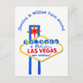Ankündigung von Las Vegas neue Adresse (Vorderseite)