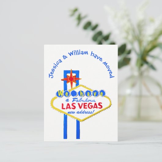 Ankündigung von Las Vegas neue Adresse (Stehend Vorderseite)