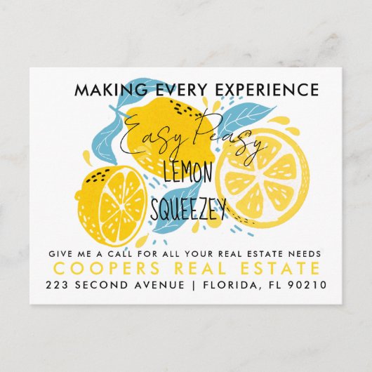 Ankündigung von LEMON-Befassungen im Anwesen Postk (Vorderseite)