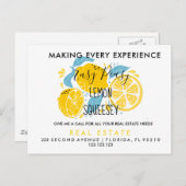 Ankündigung von LEMON-Befassungen im Anwesen Postk (Vorne/Hinten)