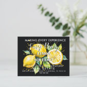 Ankündigung von LEMON-Befassungen im Anwesen Postk (Stehend Vorderseite)