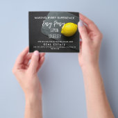 Ankündigung von LEMON-Befassungen im Anwesen Postk Flyer (Gruppe)