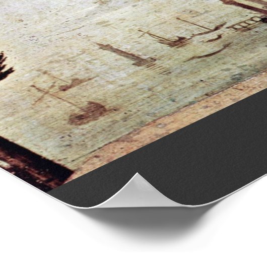 Ankündigung von Leonardo Da Vinci Poster (Ecke)