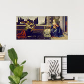 Ankündigung von Leonardo Da Vinci Poster (Heimbüro)
