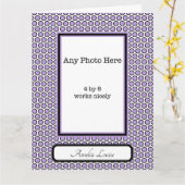 Ankündigung von lila Punkten (Gelbe Blume)