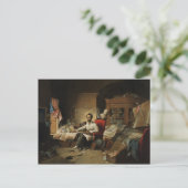 Ankündigung von Lincoln und Emanzipation Postkarte (Stehend Vorderseite)