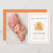 Ankündigung von Lion Cub Birth (Vorne/Hinten)