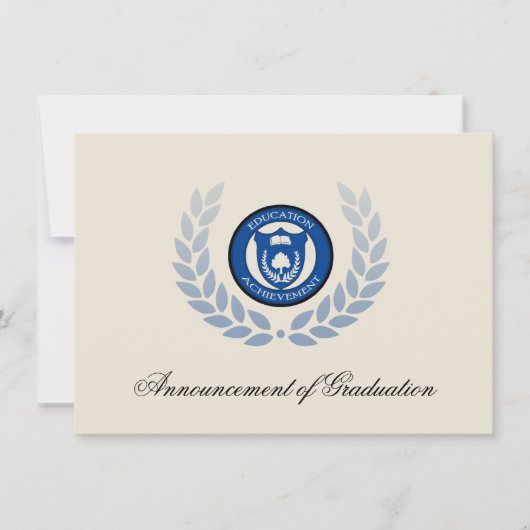 Ankündigung von Logoschulen oder Uni-Abschlüssen (Vorderseite)