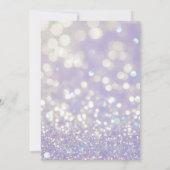 Ankündigung von luxuriösen Glitzer Abschluss Foto (Rückseite)