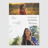 Ankündigung von Magnet Modern Then & Now Abschluss (Vorderseite)