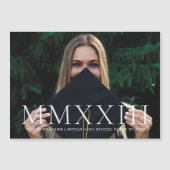 Ankündigung von Magnet Roman Numeral Foto Abschlus (Vorderseite)