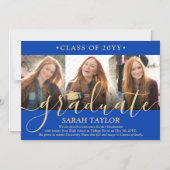 Ankündigung von Magnetic 3 Foto Blue Gold Abschlus (Vorderseite)