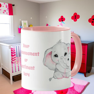 Ankündigung von Mama-Baby-Stimmung Tasse