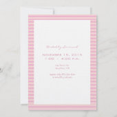 Ankündigung von Mama Foto Baby Girl Shower (Rückseite)