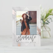 Ankündigung von MARBLE AND ROSE GOLD ABSCHLUSS (Stehend Vorderseite)