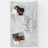 Ankündigung von MARBLE AND ROSE GOLD ABSCHLUSS Banner (Vertikal)