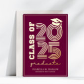 Ankündigung von Maroon Gold Abschluss