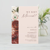 Ankündigung von Marsala Herbst Blütenpracht (Stehend Vorderseite)