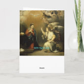 Ankündigung von Mary und Archangel Gabriel Fine Ar (Rückseite)