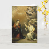 Ankündigung von Mary und Archangel Gabriel Fine Ar (Gelbe Blume)