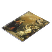 Ankündigung von Mary und Archangel Gabriel Fine Ar Notizblock (Linke Seite)