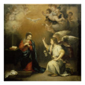 Ankündigung von Mary und Archangel Gabriel Fine Ar Poster (Vorderseite)