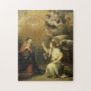 Ankündigung von Mary und Archangel Gabriel Fine Ar Puzzle