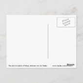 Ankündigung von Mary, Velde Postkarte (Rückseite)