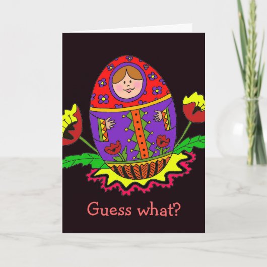 Ankündigung von Matroshka Baby (Vorderseite)