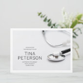 Ankündigung von Med School Abschluss (Stehend Vorderseite)