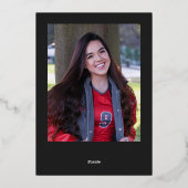 Ankündigung von Minimal Gold Black & White Abschlu (Rückseite)