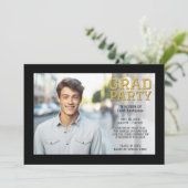 Ankündigung von Mod Abschluss Foto - Schwarzes Gol (Stehend Vorderseite)