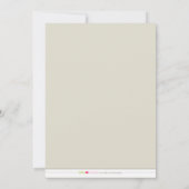 Ankündigung von Monogram Birth :: blau (Rückseite)