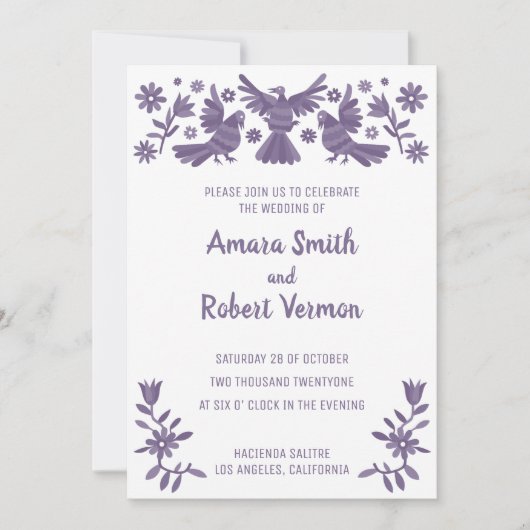 ANKÜNDIGUNG VON MORADO OTOMI MEXICANO (Vorderseite)